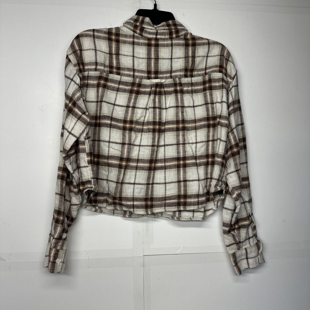 American Eagle Outfitters women’s cropped flannel Size Small - Picture 9 of 9